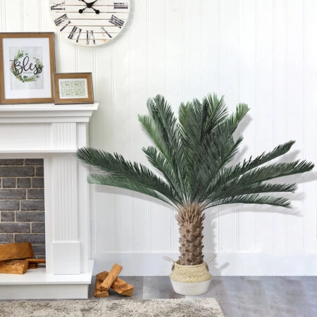 CYCADS 20022 Τεχνητό Διακοσμητικό Φυτό Αρωματική Κύκας Υ120cm - Τεχνητοι Φοινικες Sticky 3
