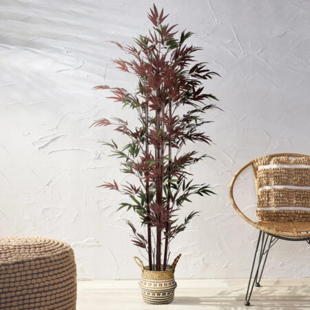 BLOODLEAF BAMBOO 20039 Τεχνητό Διακοσμητικό Φυτό Αιματόφυλλο Μπαμπού Υ170cm - Τεχνητα Μπαμπου Sticky 4