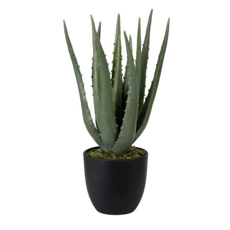 ALOE 20064 Τεχνητό Διακοσμητικό Φυτό Αλόη Υ38cm - Τεχνητοι Κακτοι