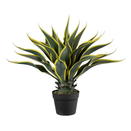 SISAL AGAVE 20081 Τεχνητό Διακοσμητικό Φυτό Αγαύη Υ60cm - Τεχνητοι Κακτοι