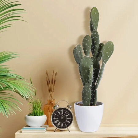 OPUNTIA FICUS-INDICA CACTUS 20096 Τεχνητό Διακοσμητικό Φυτό Κάκτος Φραγκοσυκιά Υ60cm - Τεχνητοι Κακτοι Sticky 4