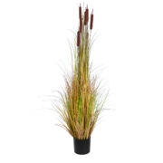 TYPHA ANGUSTIFOLIA GRASS 20114 Τεχνητό Διακοσμητικό Φυτό Γρασίδι της Τύφας Υ150cm - Τεχνητά Γρασίδια και Χόρτα