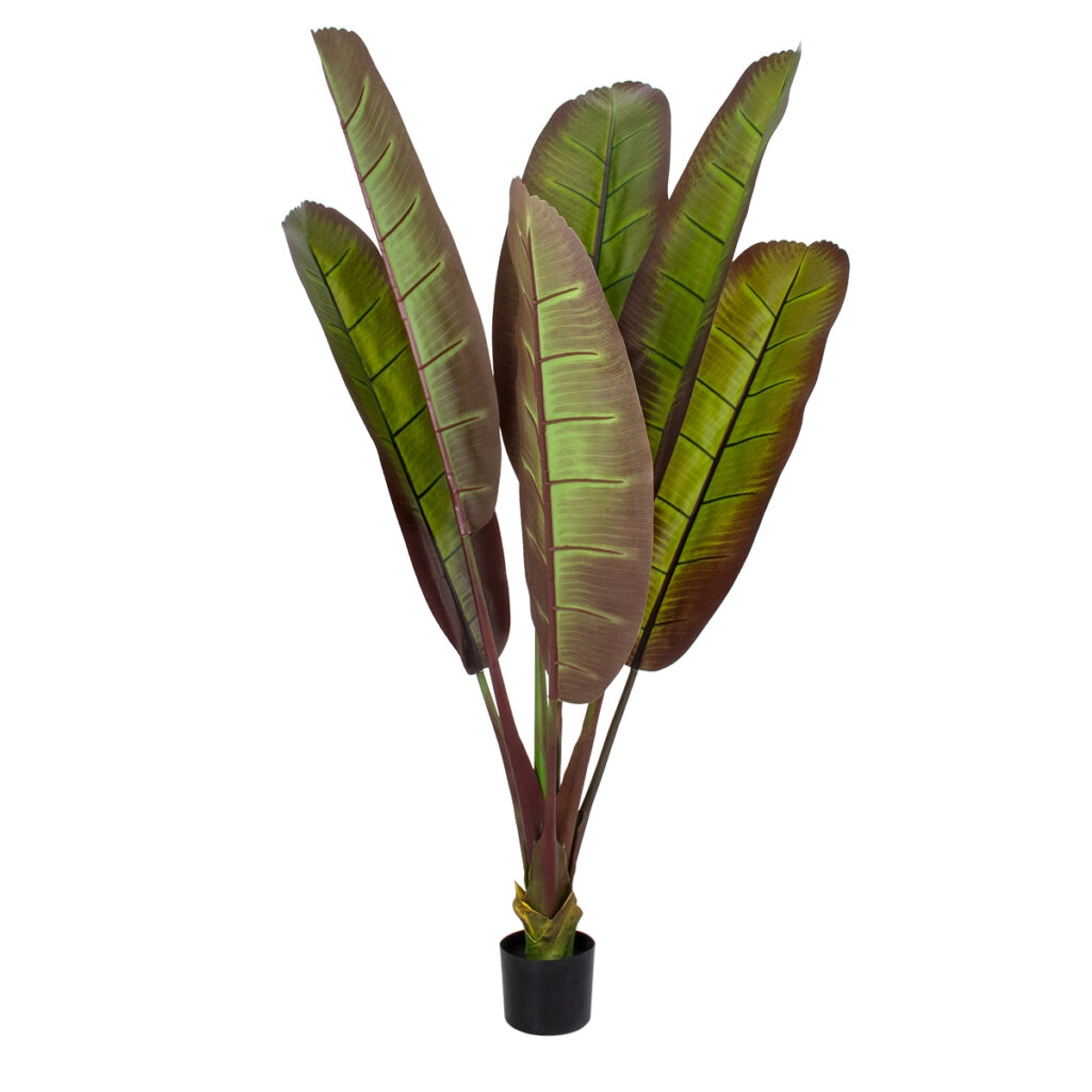 BLOODY BANANA TREE 20117 - Τεχνητό Διακοσμητικό Φυτό Αιματόφυλλη Μπανανιά - Μπανανόδεντρο Υ160cm