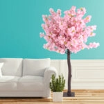 PINK CHERRY BLOSSOM TREE 20140 Τεχνητό Διακοσμητικό Δέντρο Ροζ Κερασιά Υ160cm
