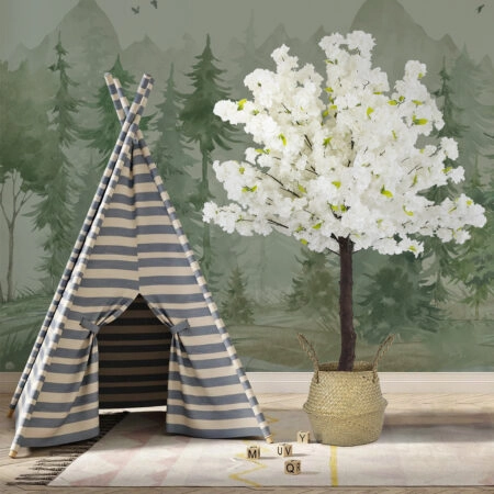 BIANCA CHERRY BLOSSOM TREE 20141 Τεχνητό Διακοσμητικό Δέντρο Λευκή Κερασιά Υ160cm - Τεχνητα Ανθισμένα Δεντρα Sticky 5