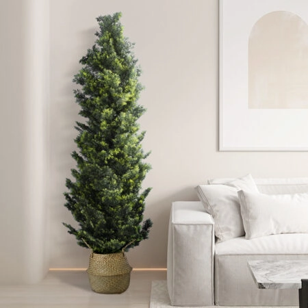 CYPRESSUS LEYLANDII 20156 Τεχνητό Διακοσμητικό Φυτό Κυπαρίσσι Λέιλαντ Υ180cm - Τεχνητα Κωνοφορα και διαμορφωμενα φυτα Sticky 2