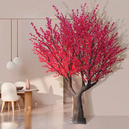 PEACH BLOSSOM TREE 20168 Τεχνητό Διακοσμητικό Δέντρο Ανθισμένη Ροδακινιά Υ300cm - Τεχνητα Ανθισμένα Δεντρα Sticky 4