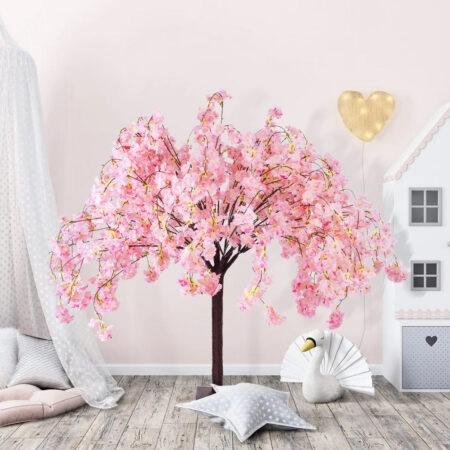 PINK CHERRY BLOSSOM TREE 20359 Τεχνητό Διακοσμητικό Δέντρο Ροζ Άνθος Κερασιάς Υ140cm - Τεχνητα Ανθισμένα Δεντρα Sticky 4