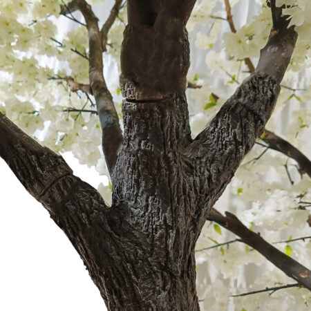 BIANCA CHERRY BLOSSOM TREE 20362 Τεχνητό Διακοσμητικό Δέντρο Λευκό Άνθος Κερασιάς Υ350cm - Τεχνητα Ανθισμένα Δεντρα Sticky 2
