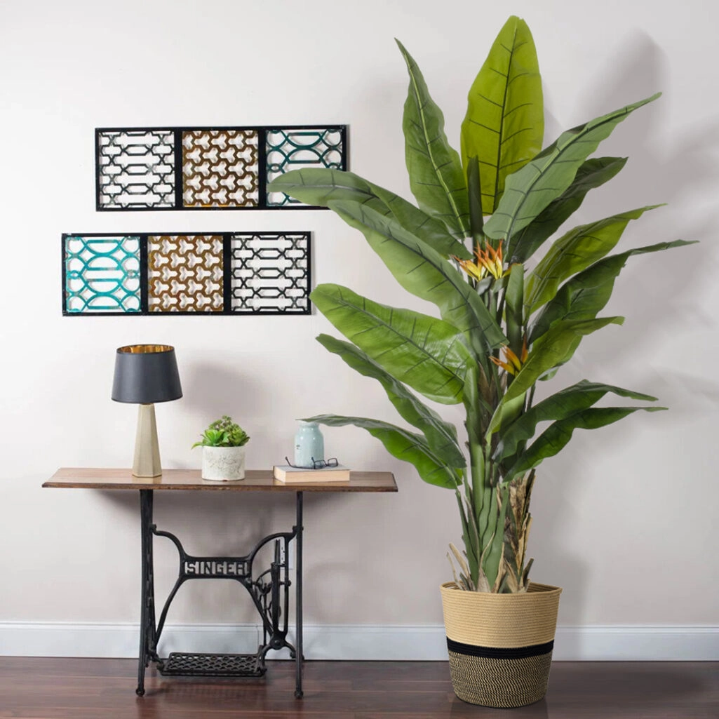 BANANA STRELITZIA REGINAE 20381 - Τεχνητό Διακοσμητικό Φυτό  Μπανανιά - Στρελίτσια - Πουλί του Παραδείσου Υ230cm