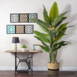 BANANA STRELITZIA REGINAE 20381 - Τεχνητό Διακοσμητικό Φυτό  Μπανανιά - Στρελίτσια - Πουλί του Παραδείσου Υ230cm
