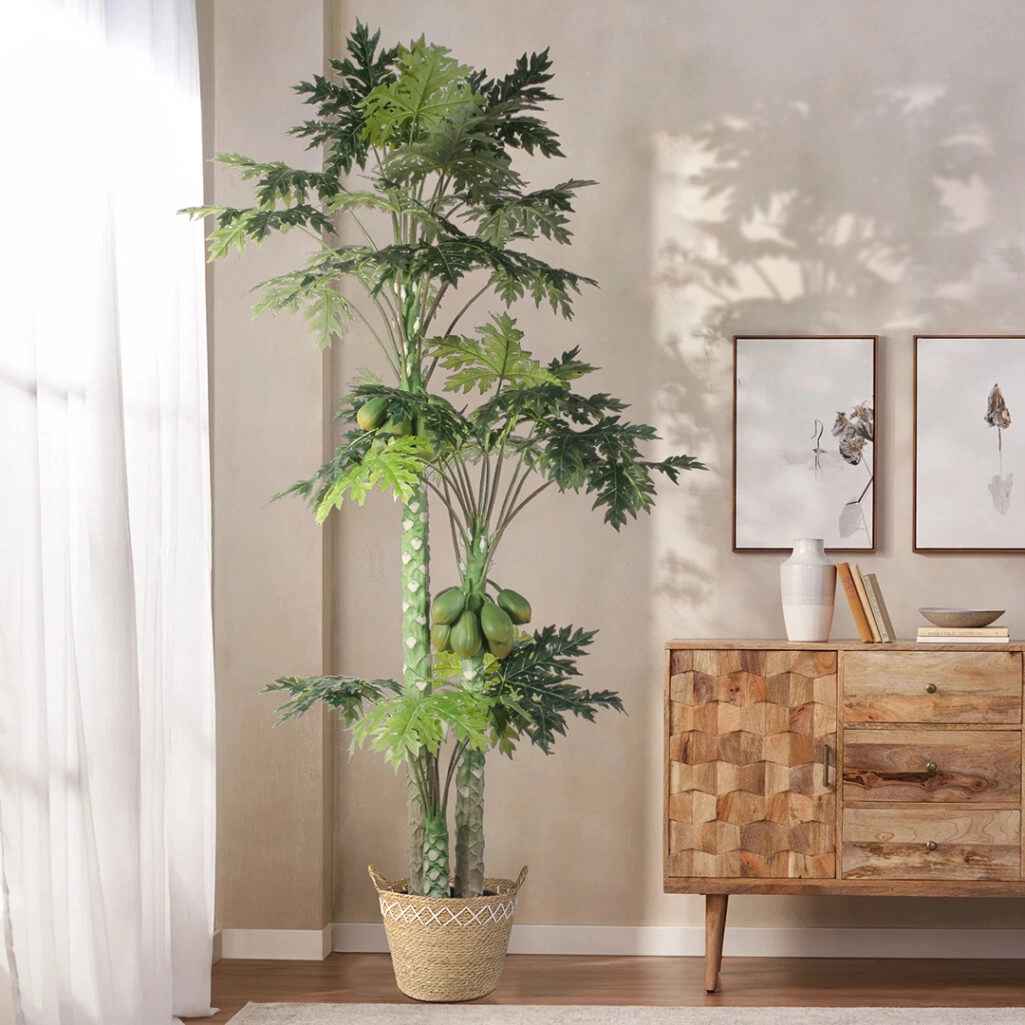PAPAYA TREE 20383 Τεχνητό Διακοσμητικό Φυτό  Παπάγια Υ270cm