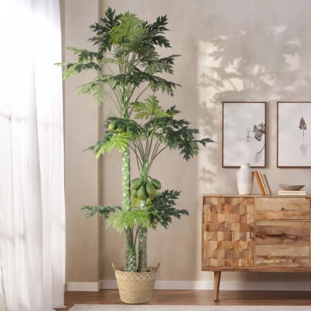 PAPAYA TREE 20383 Τεχνητό Διακοσμητικό Φυτό  Παπάγια Υ270cm - Τεχνητα Καρποφορα δέντρα Sticky 6