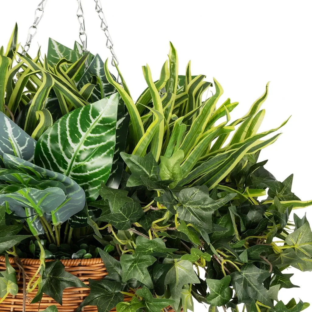 VARIOUS HANGING PLANT 20623 Τεχνητό Κρεμαστό Διακοσμητικό Φυτό Φτέρης Π60 x Μ60 x Y70cm