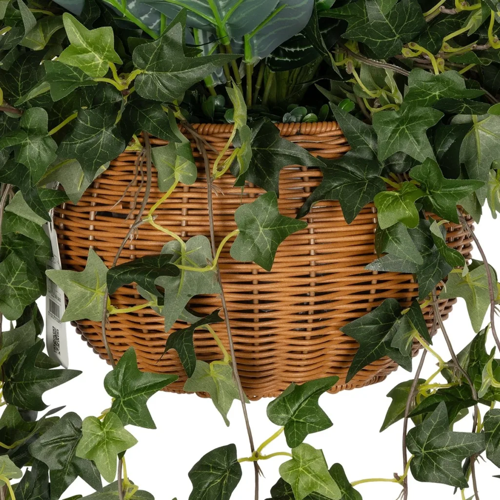 VARIOUS HANGING PLANT 20623 Τεχνητό Κρεμαστό Διακοσμητικό Φυτό Φτέρης Π60 x Μ60 x Y70cm