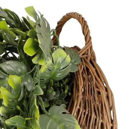 MONSTERA HANGING PLANT 20633 Τεχνητό Κρεμαστό Διακοσμητικό Φυτό Φτέρης Π40 x Μ40 x Y88cm - Τεχνητά Φυτά και Δέντρα Sticky 1