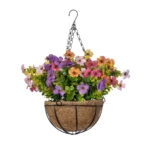 GERBERA HANGING PLANT 20635 Τεχνητό Κρεμαστό Διακοσμητικό Φυτό Ζέρμπερας Y55cm
