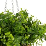 EUCALYPTUS HANGING PLANT 20640 Τεχνητό Κρεμαστό Διακοσμητικό Φυτό Φτέρης Π45 x Μ45 x Y30cm