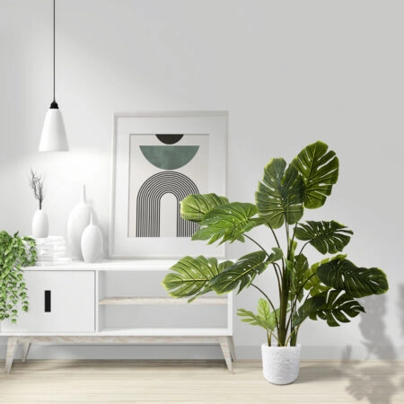 MONSTERA 20973 - Τεχνητό Διακοσμητικό Φυτό Μονστέρα Φ120 x Υ140cm - Τεχνητά Φυτά και Δέντρα Sticky 4