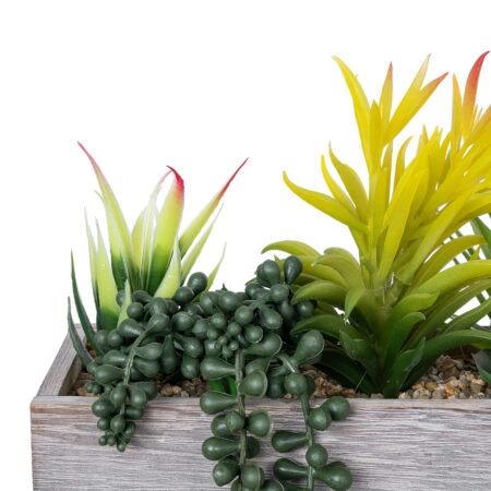 SUCCULENT VARIUS PLANT POTTED 21034 Διακοσμητικό Φυτό Μίξ Μ23 x Π13 x Υ23cm - Τεχνητοι Κακτοι Sticky 3