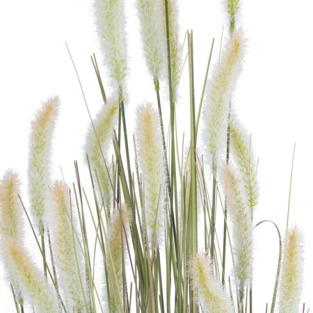 BEIGE LAGURUS 21102 Διακοσμητικό Φυτό Μπεζ Λαγοουρά Υ140cm - Τεχνητά Γρασίδια και Χόρτα Sticky 1