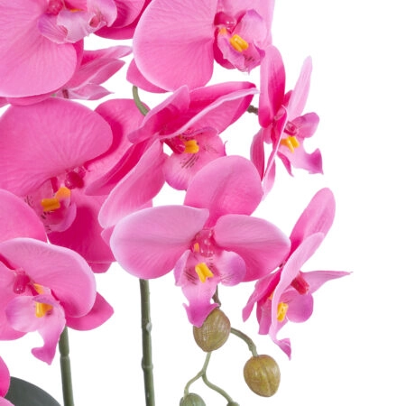 PINK ORCHID 21116 Διακοσμητικό Φυτό Ροζ Ορχιδέα Υ45cm - Τεχνητες Ορχιδεες Sticky 1