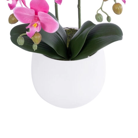 PINK ORCHID 21116 Διακοσμητικό Φυτό Ροζ Ορχιδέα Υ45cm - Τεχνητες Ορχιδεες Sticky 2