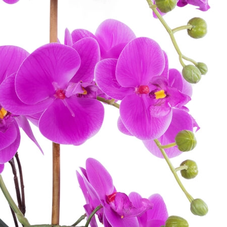 HOT PINK ORCHID 21119 Διακοσμητικό Φυτό  Έντονο Ροζ Ορχιδέα Υ43cm - Τεχνητες Ορχιδεες Sticky 1