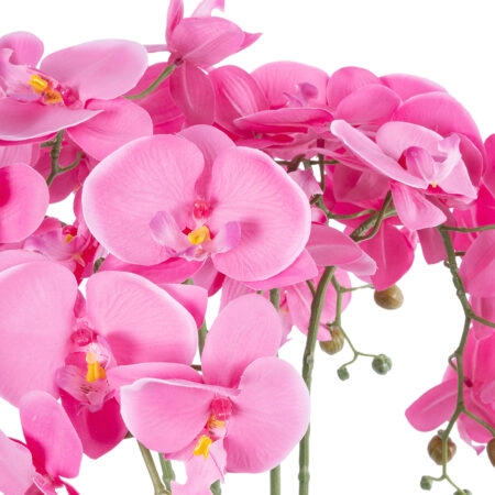PINK ORCHID 21124 Διακοσμητικό Φυτό Ροζ Ορχιδέα Υ50cm - Τεχνητες Ορχιδεες Sticky 1