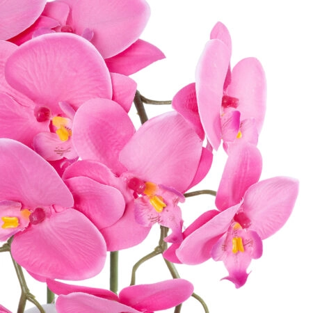 HOT PINK ORCHID 21127 Διακοσμητικό Φυτό Έντονο Ροζ Ορχιδέα Υ39cm - Τεχνητες Ορχιδεες Sticky 1
