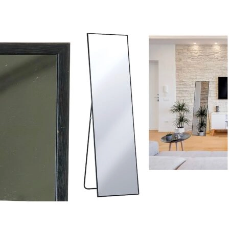 Καθρέπτης Δαπέδου Μαύρο Μέταλλο/Γυαλί 46x168cm - Καθρέπτες Sticky 1