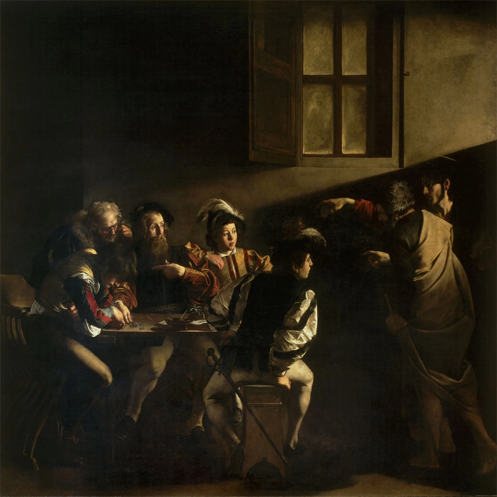 Πίνακας σε καμβά CARAVAGGIO - THE CALLING OF ST MATTHEW