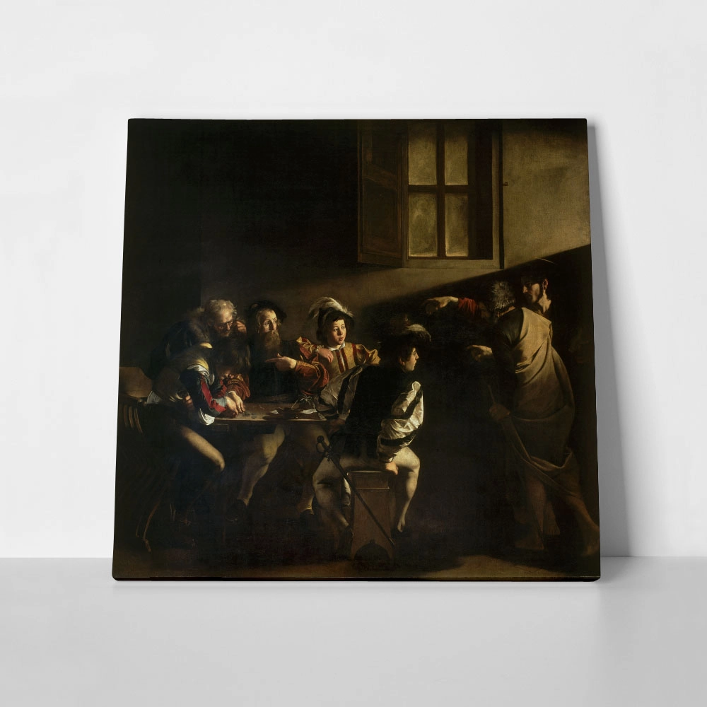 Πίνακας σε καμβά CARAVAGGIO - THE CALLING OF ST MATTHEW