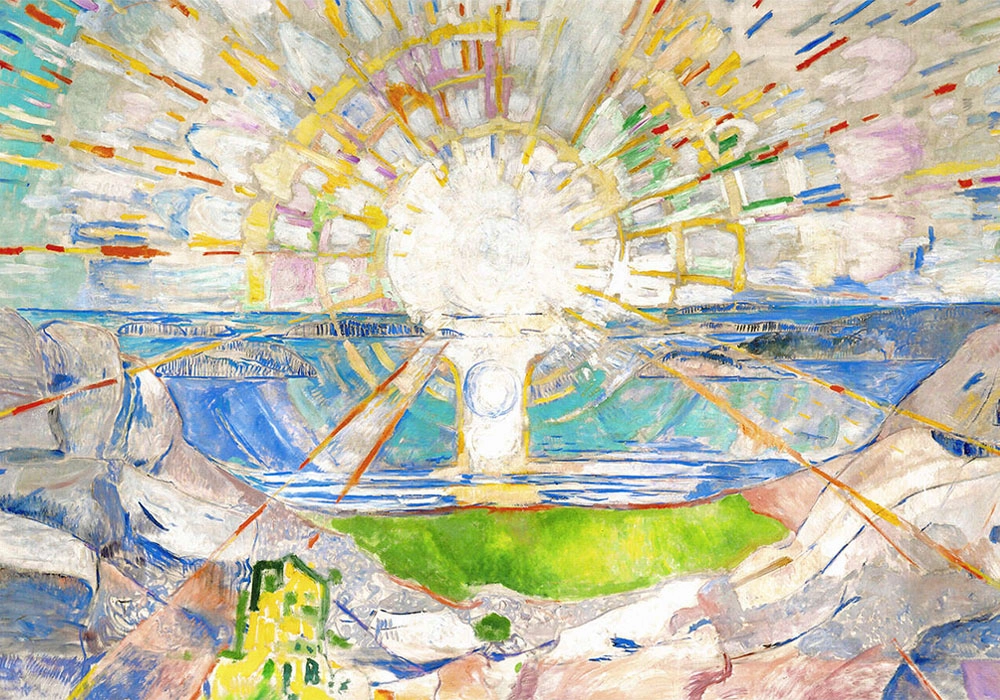 Πινακας σε καμβά EDVARD MUNCH - THE SUN