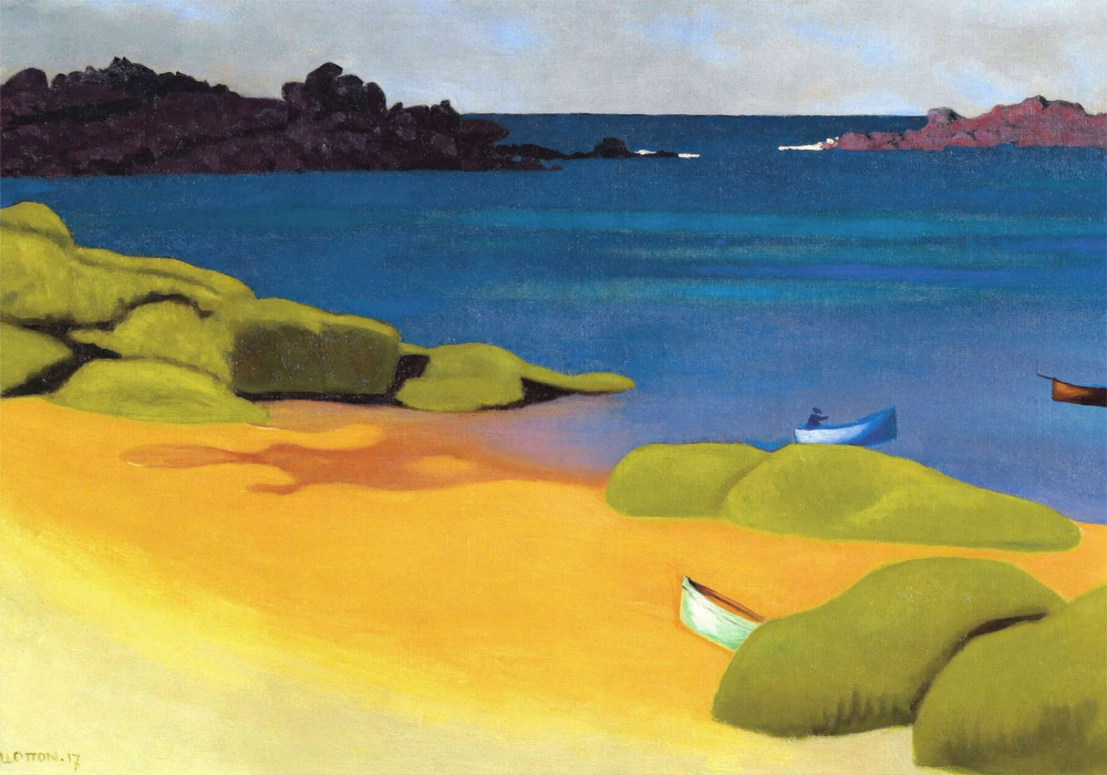 Πινακας σε καμβά FELIX VALLOTTON - BAY AT TREGASTEL