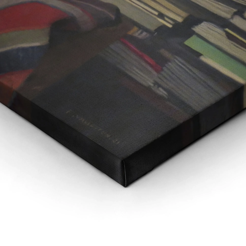 Πινακας σε καμβά FELIX VALLOTTON - LA BIBLIOTHEQUE