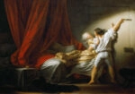 Πινακας σε καμβά FRAGONARD - LE VERROU