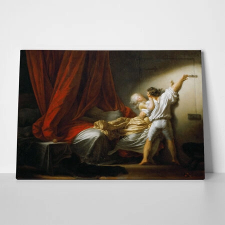 Πινακας σε καμβά FRAGONARD - LE VERROU - Αλλοι ζωγραφοι Sticky 1