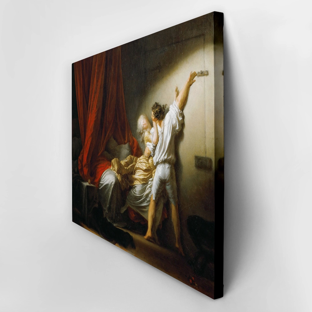Πινακας σε καμβά FRAGONARD - LE VERROU