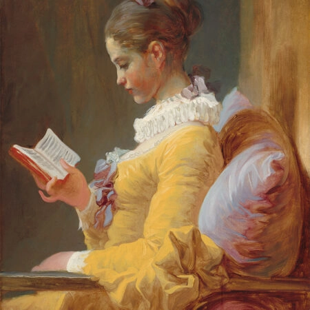 Πινακας σε καμβά FRAGONARD - THE READER - Αλλοι ζωγραφοι Sticky 6