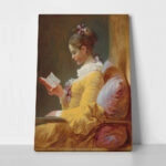 Πινακας σε καμβά FRAGONARD - THE READER