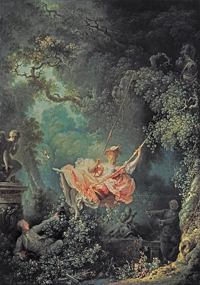 Πινακας σε καμβά FRAGONARD - THE SWING