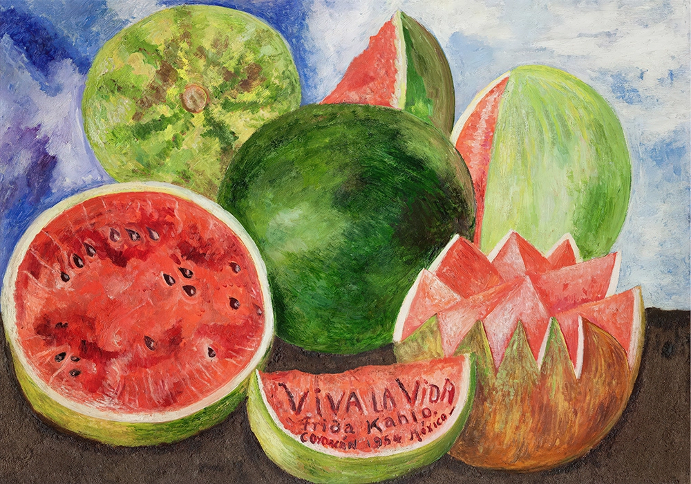 Πινακας σε καμβά FRIDA KAHLO - VIVA LA VIDA