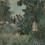 Πίνακας σε καμβά HENRI ROUSSEAU - THE EQUATORIAL JUNGLE