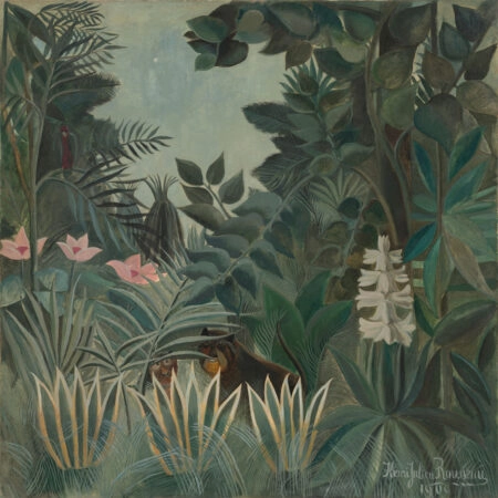 Πίνακας σε καμβά HENRI ROUSSEAU - THE EQUATORIAL JUNGLE - Αλλοι ζωγραφοι Sticky 6
