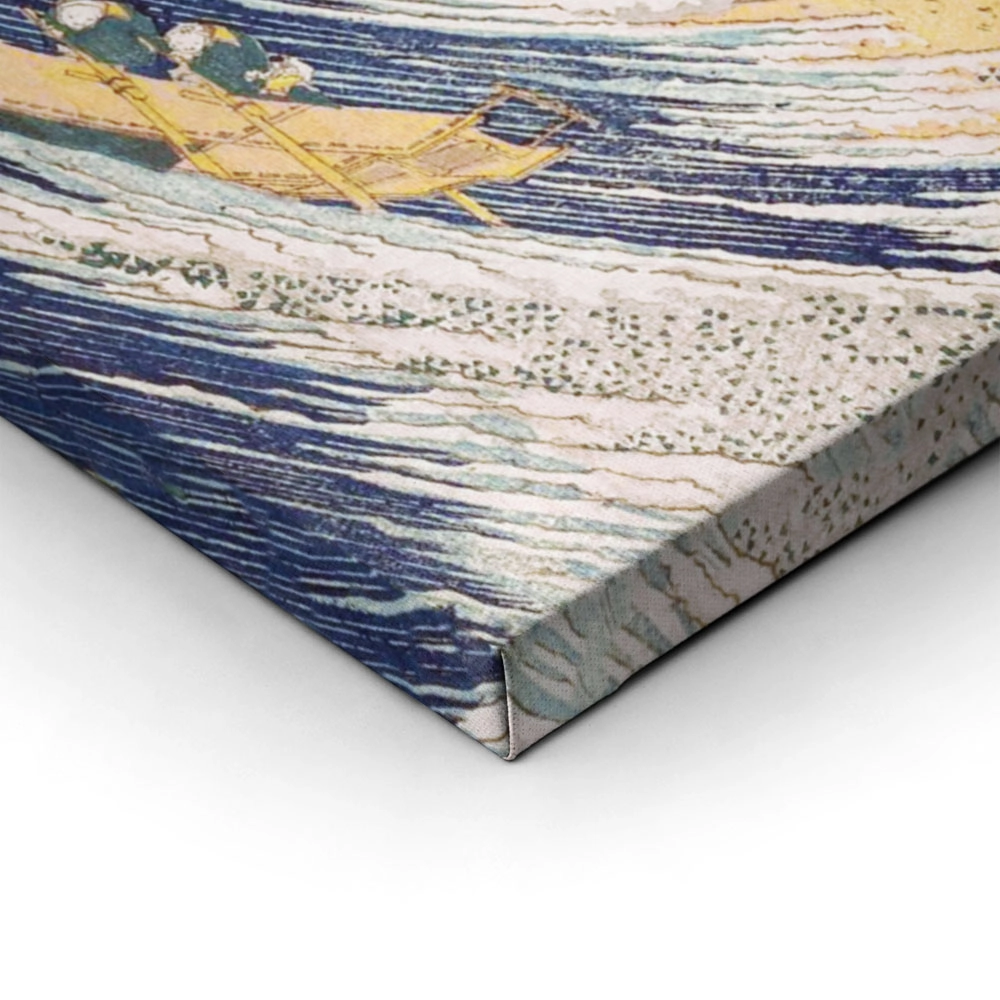 Πινακας σε καμβά HOKUSAI - A WILD SEA AT COSHI