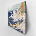 Πινακας σε καμβά HOKUSAI - A WILD SEA AT COSHI