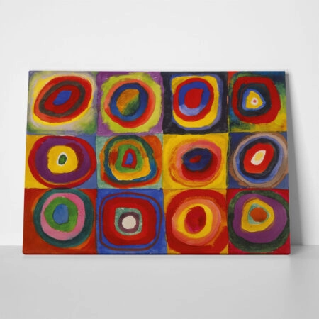KANDINSKY – SQUARES WITH CONCENTRIC CIRCLES_A