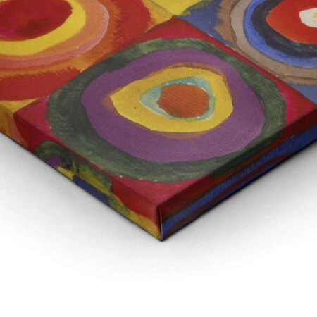 Πινακας σε καμβά KANDINSKY - SQUARES WITH CONCENTRIC CIRCLES - Wassily Kandinsky Sticky 2