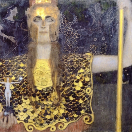 Πίνακας πίνακας σε καμβά KLIMT - MINERVA - Gustav Klimt Sticky 6